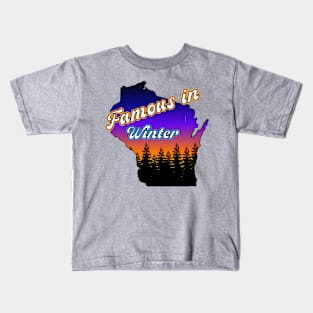 Famous in Winter Kids T-Shirt